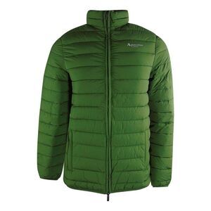 Aquascutum Mens Mock Neck Active Padded Jacket / Army Green
